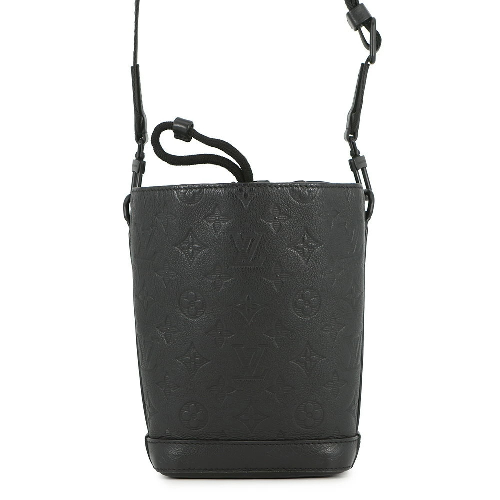 Louis Vuitton Shadow Black Noe Sling Shoulder Bag Body Bum Crossbody Belt Black